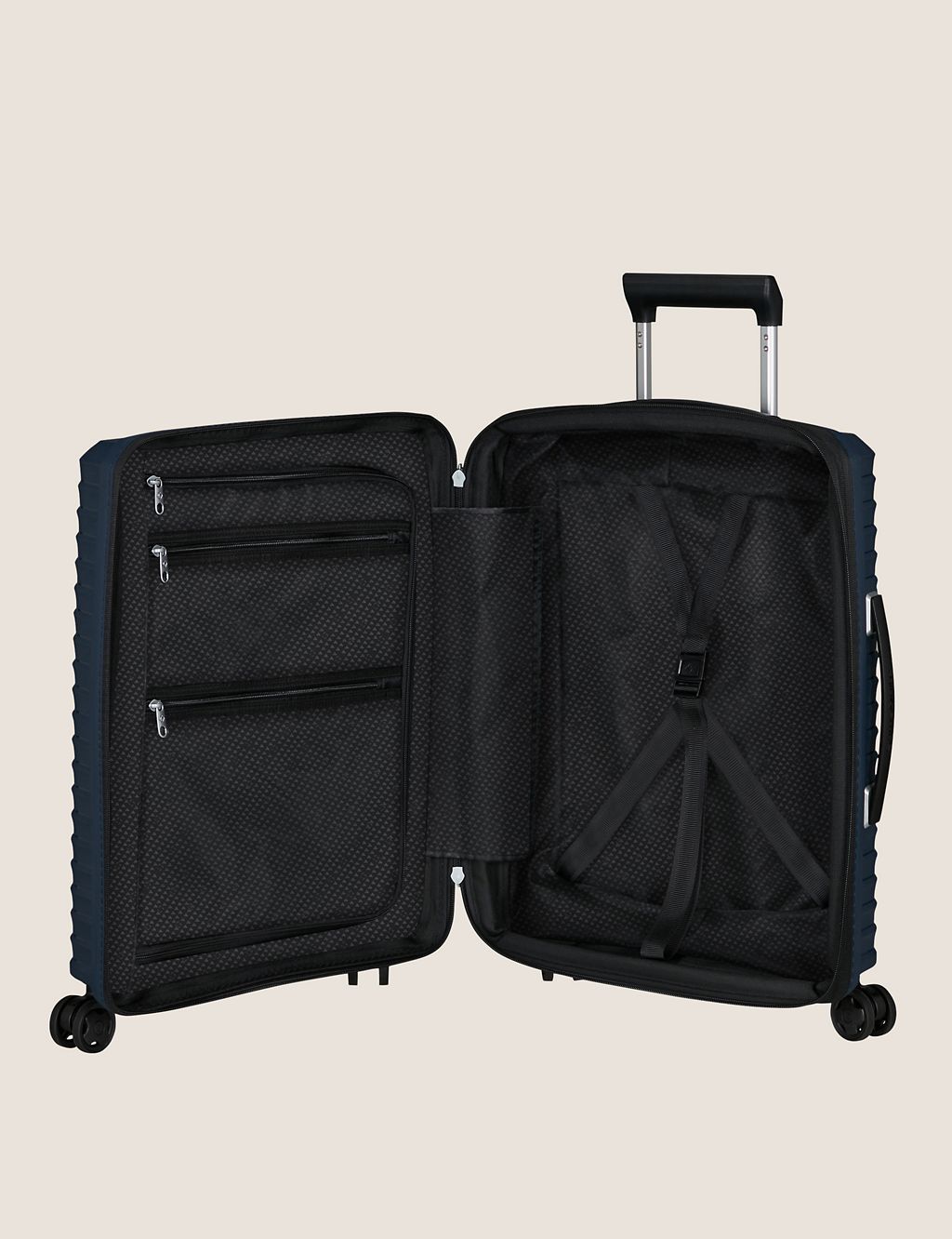Upscape 4 Wheel Hard Shell Cabin Suitcase 2 of 4