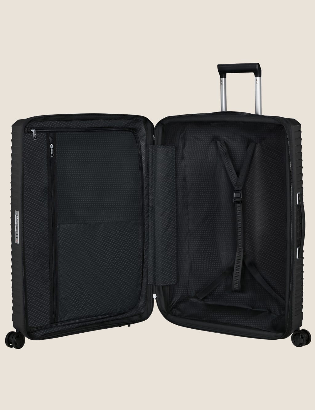 Extra large suitcase 4 wheels top