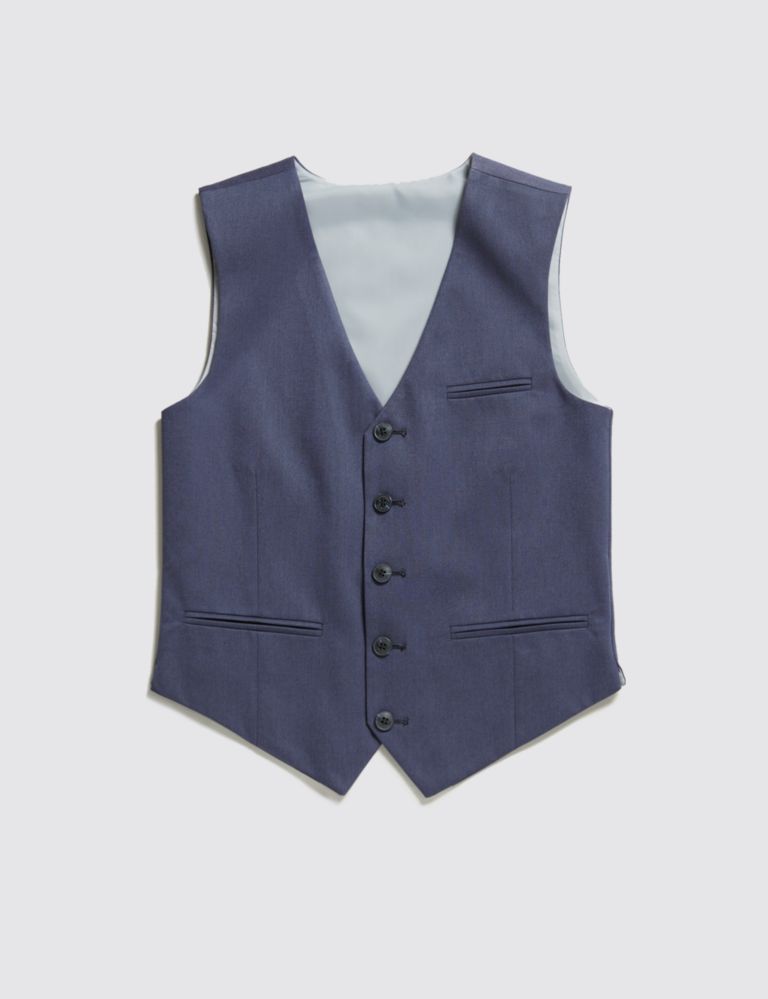 V-Neck 5 Button Waistcoat (5-14 Years) 2 of 4