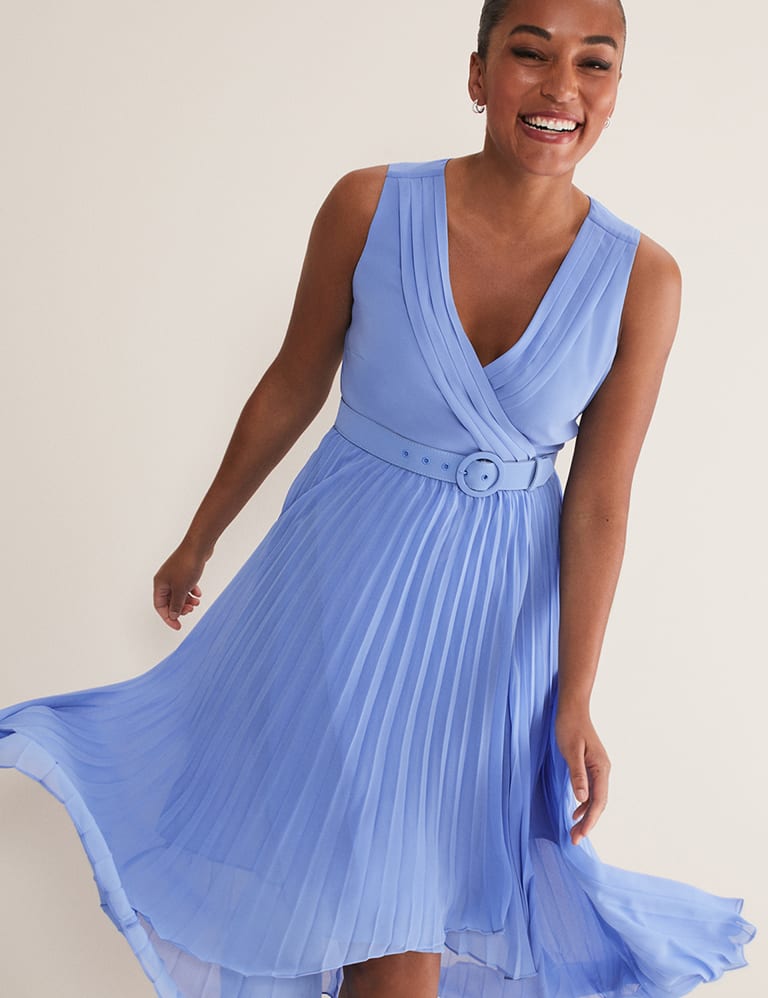 Belted hot sale tea dress