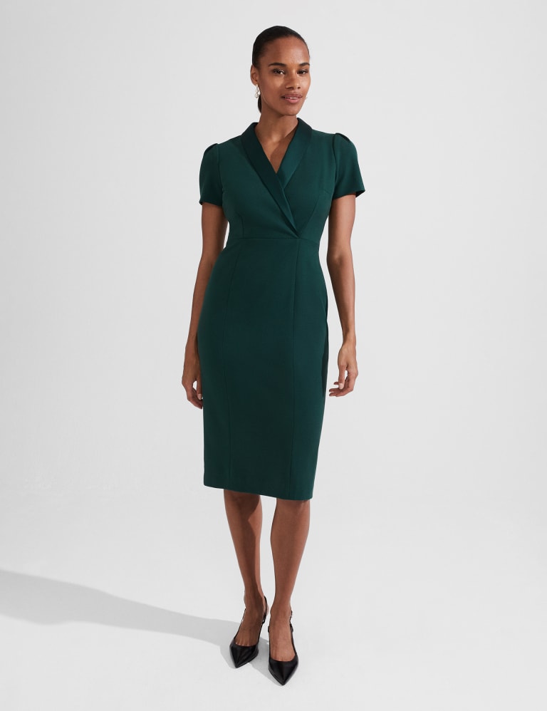 Collared sheath dress cheap