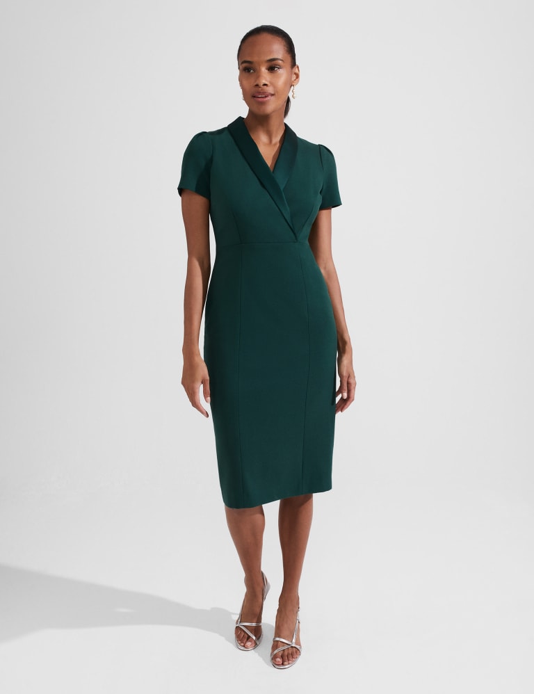 Collared sales sheath dress