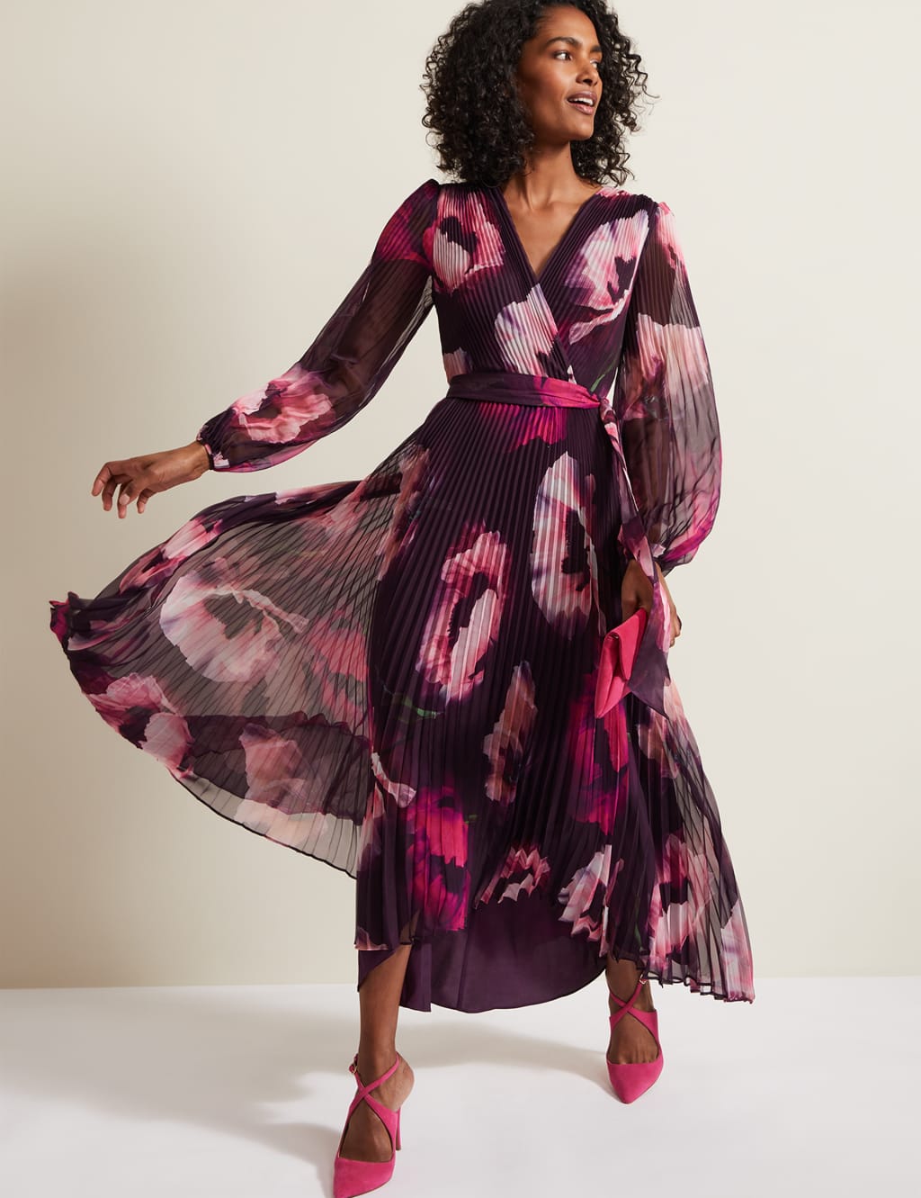 Phase eight posy wrap dress discount