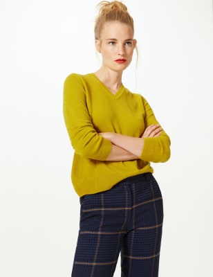 Marks and outlet spencer mustard jumper