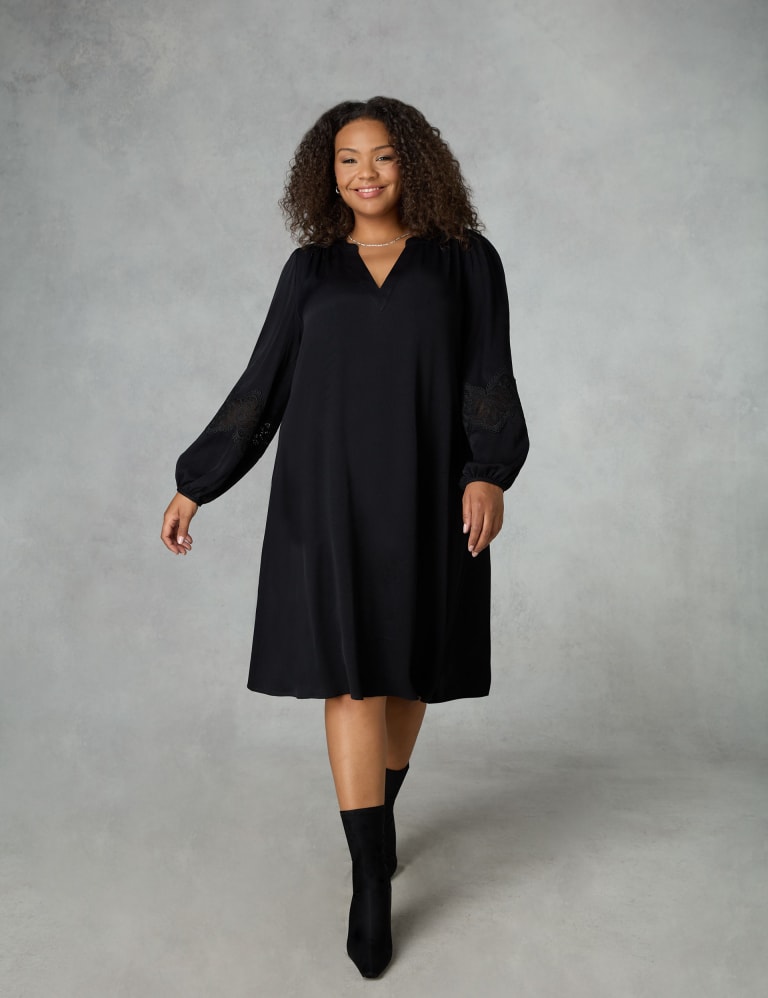 M&s black shift dress outlet