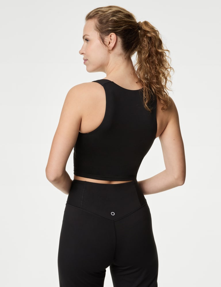 V-Neck Padded Yoga Crop Top 5 of 6