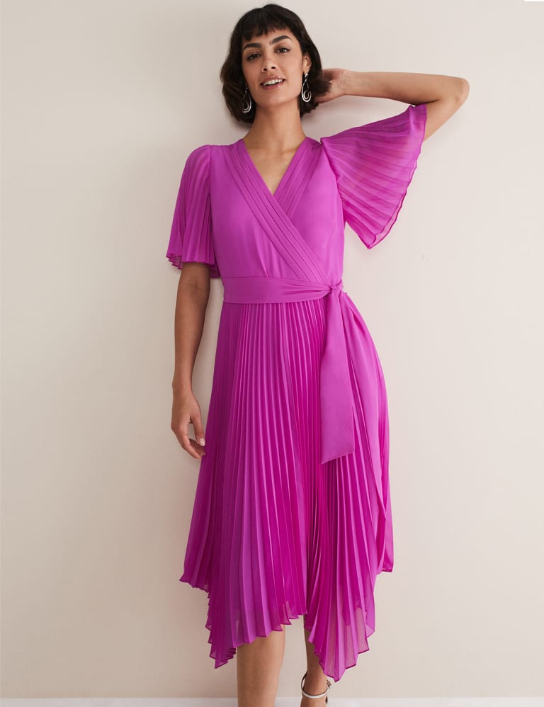 M&s purple dress store