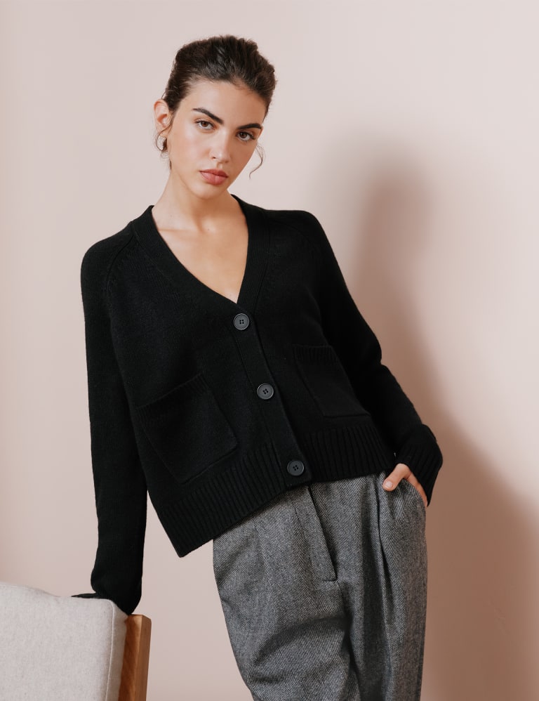 V neck with cardigan discount