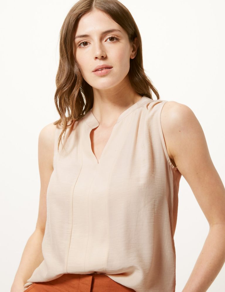 V-Neck Shell Top 3 of 4