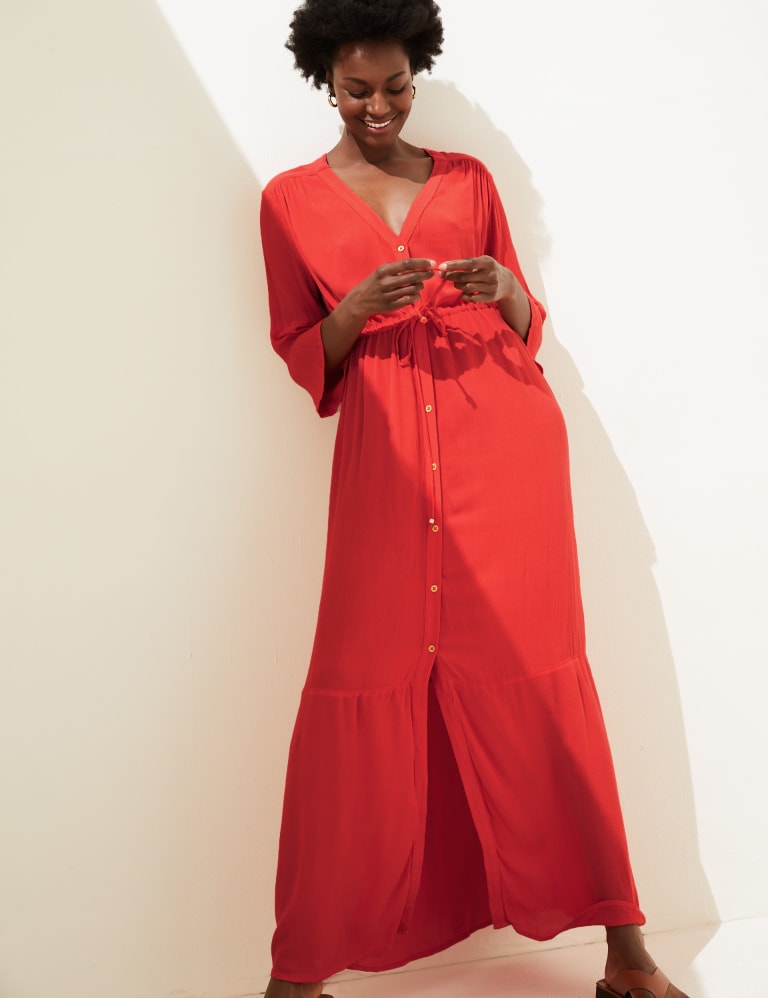 Long sleeve maxi beach dresses sale