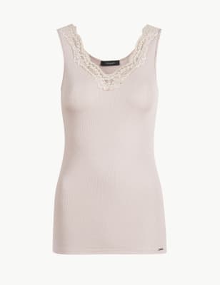 M S Flexifit Womens Built Up Shoulder Vest White Size 6 To 18 Camisoles Camisole Sets Clothing Shoes Accessories Thelendingtree Ae