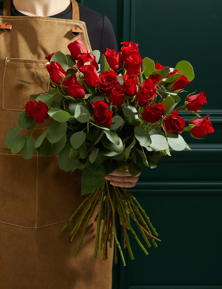 Valentine's Freedom ™ Rose & Eucalyptus Bouquet 1 of 5