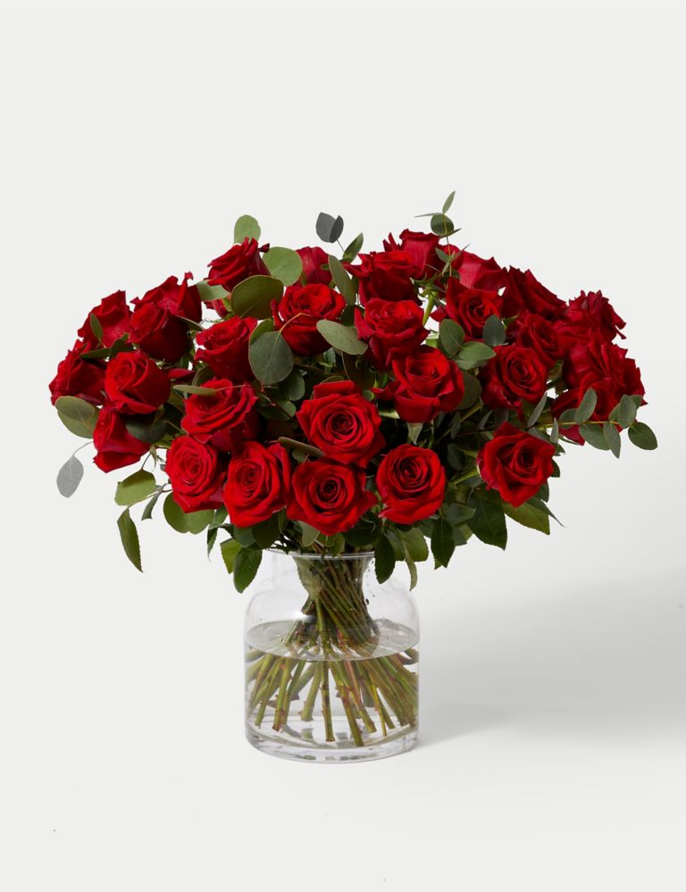Valentine's Freedom ™ Rose & Eucalyptus Bouquet 3 of 5