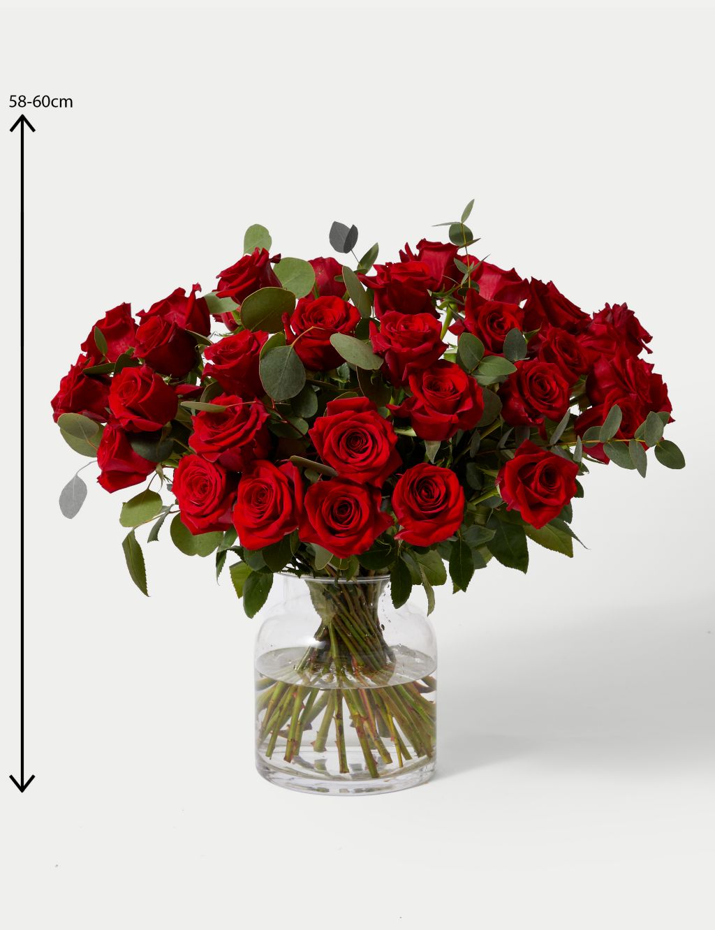 Valentine's Freedom ™ Rose & Eucalyptus Bouquet 5 of 5