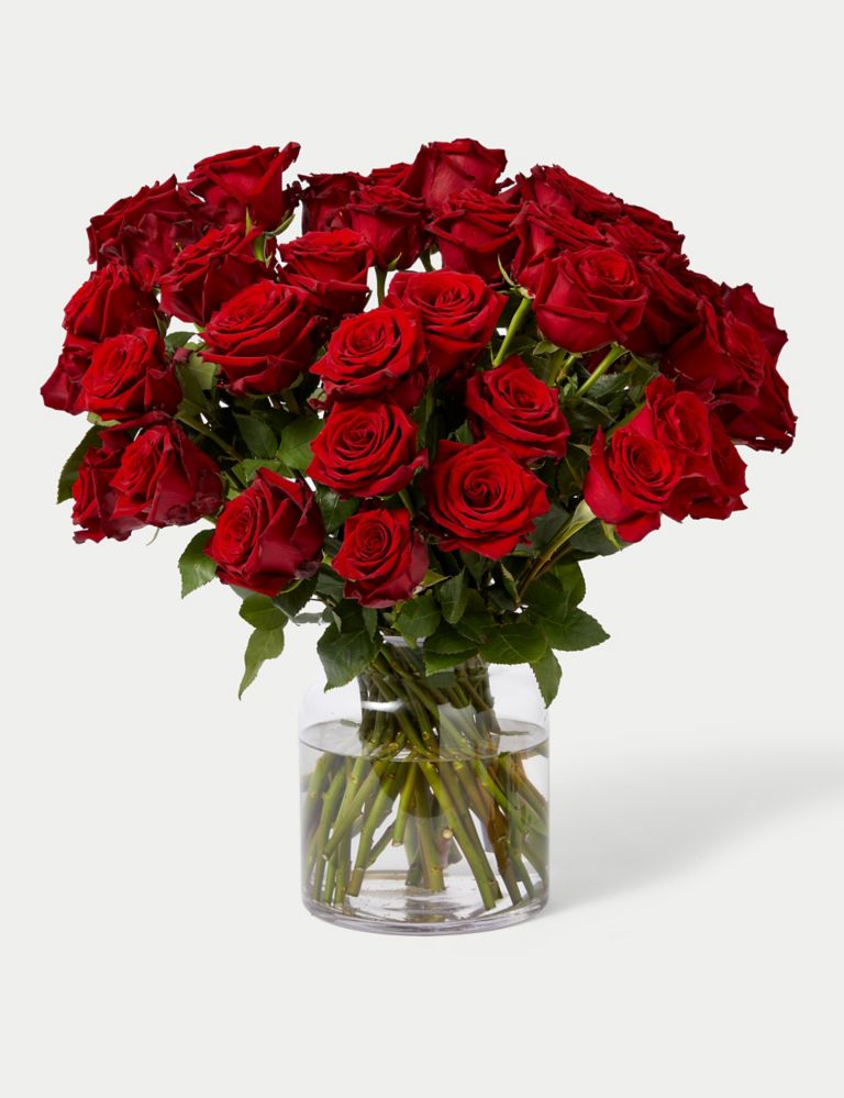 Valentine's Luxury Red Rose Bouquet 3 of 5