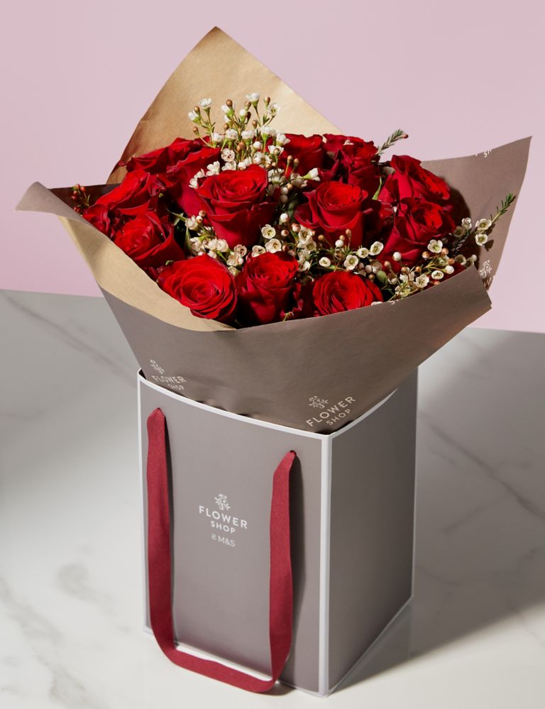 Valentine's Red Rose Gift Bag 1 of 4