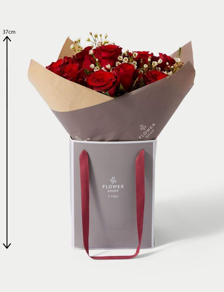 Valentine's Red Rose Gift Bag 3 of 4