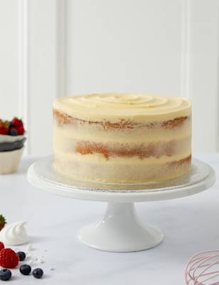 Vanilla Naked Cake (Serves 24) | M&S