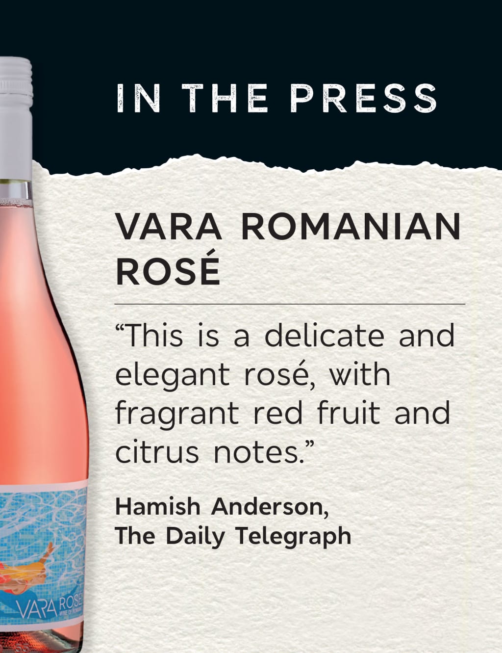 Vara Romanian Rosé - Case of 6 1 of 3