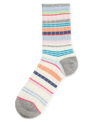 Variegated Striped Socks | M&S Collection | M&S