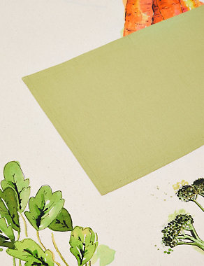 Vegetable Print Apron Image 2 of 4