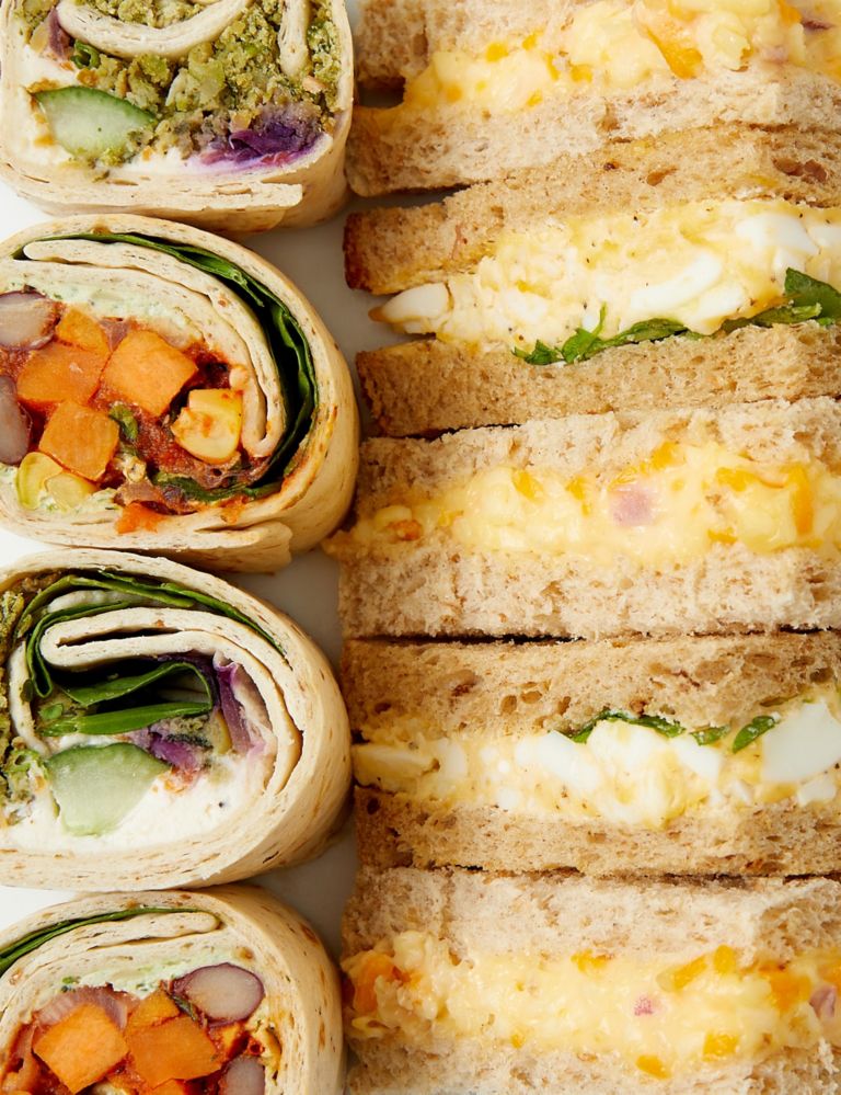 Vegetarian Sandwich & Wrap Selection (20 Pieces) 3 of 5