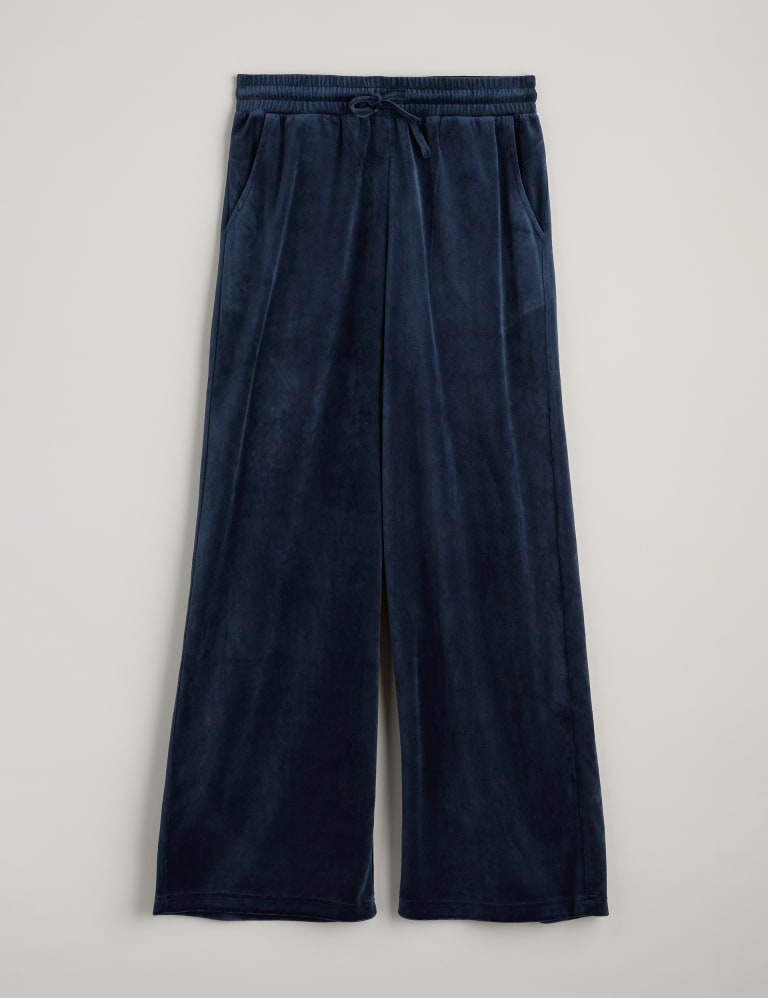 Velour drawstring pants store