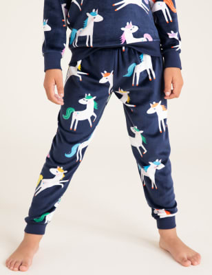 Unicorn fleece pyjamas top