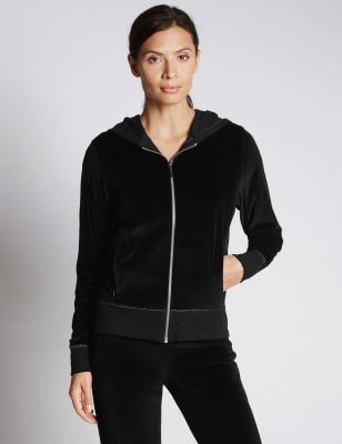 m&s velour tracksuit