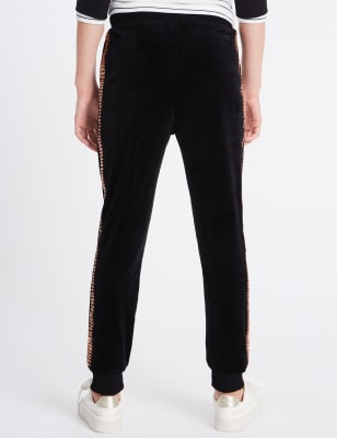 Marks and spencer hot sale velour joggers