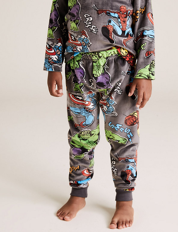 Details about   M&S Mens Pure Cotton Marvel Avengers Logo Pyjama Set Size M BNWT 