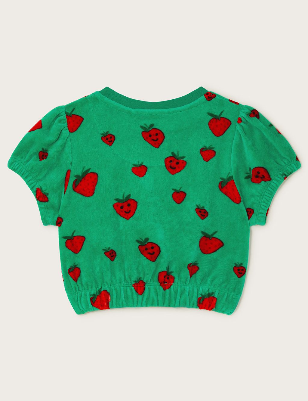 Velour Strawberry Top (3-13 Yrs) 2 of 4