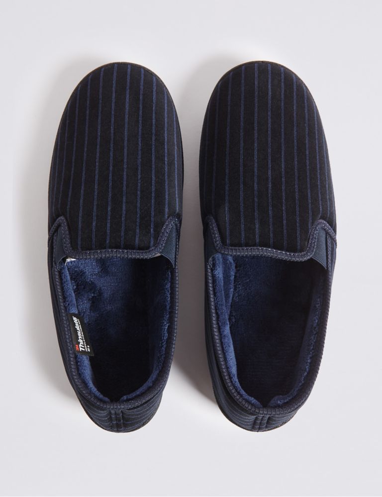 Velour Striped Slippers with Thinsulate™ 4 of 6
