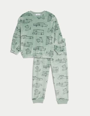 Velour Transport Pyjamas (1-8 Yrs), M&S Collection