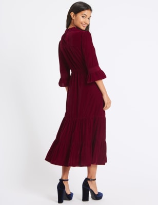 Marks and 2025 spencer velvet dress