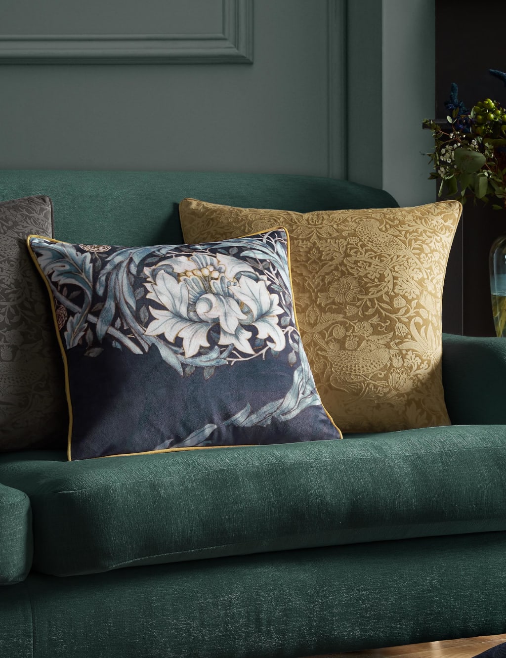 Marigold outlet velvet couch