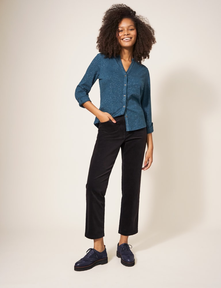 Ankle grazer clearance trousers with boots
