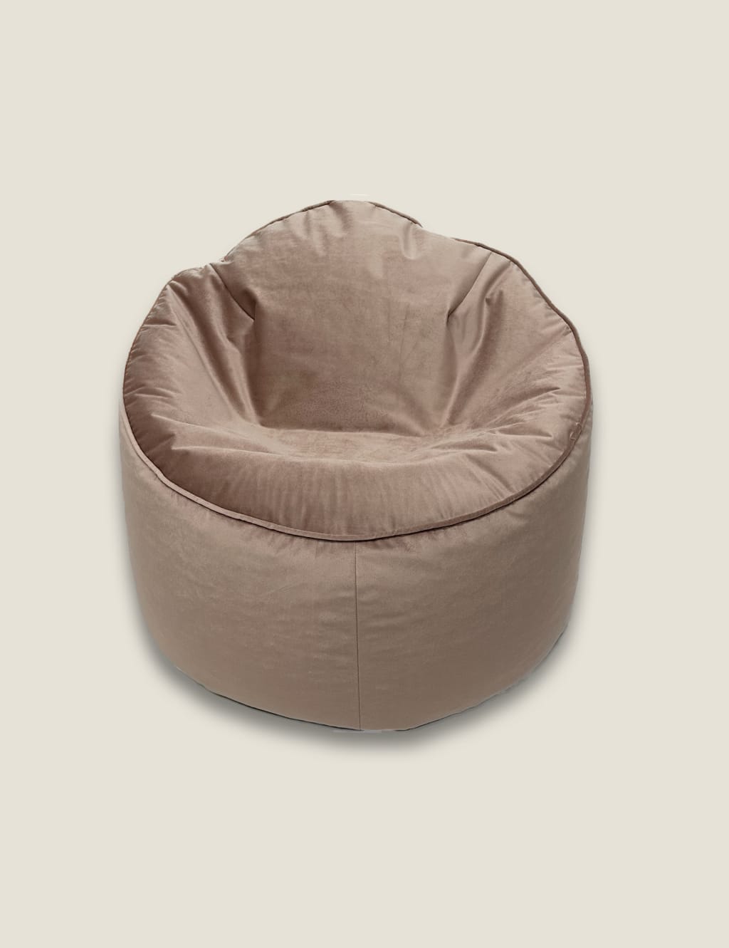 Velvet Beanbag Chair 1 of 2