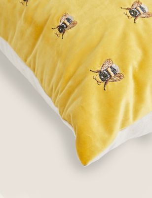 yellow bee cushion