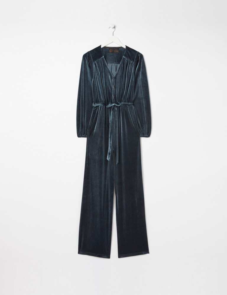 Marks and spencer velvet jumpsuit cheap