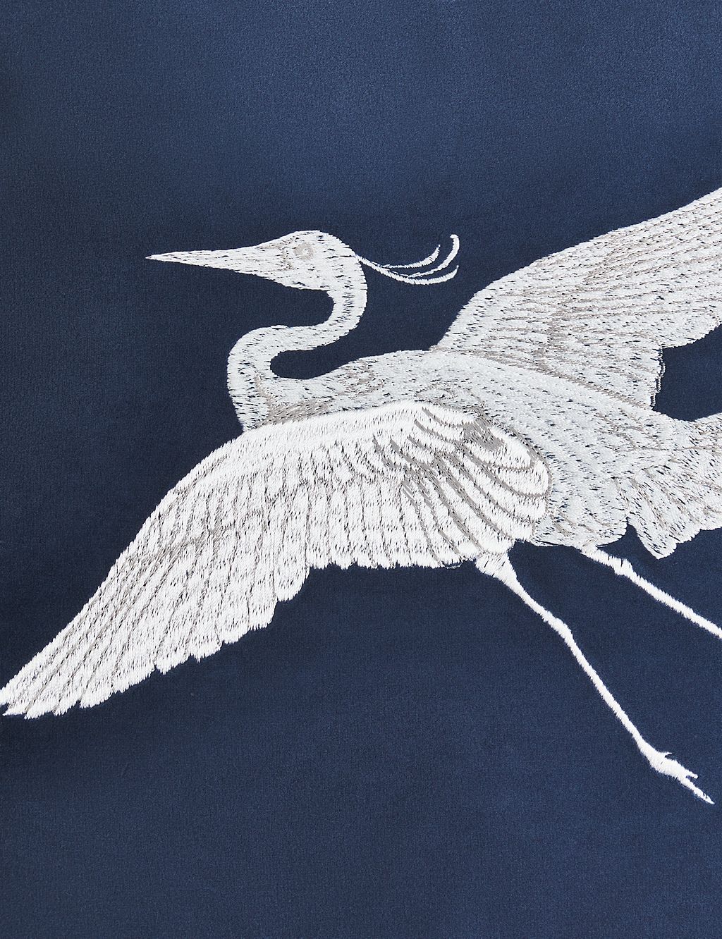 Velvet Bird Embroidered Cushion 4 of 5