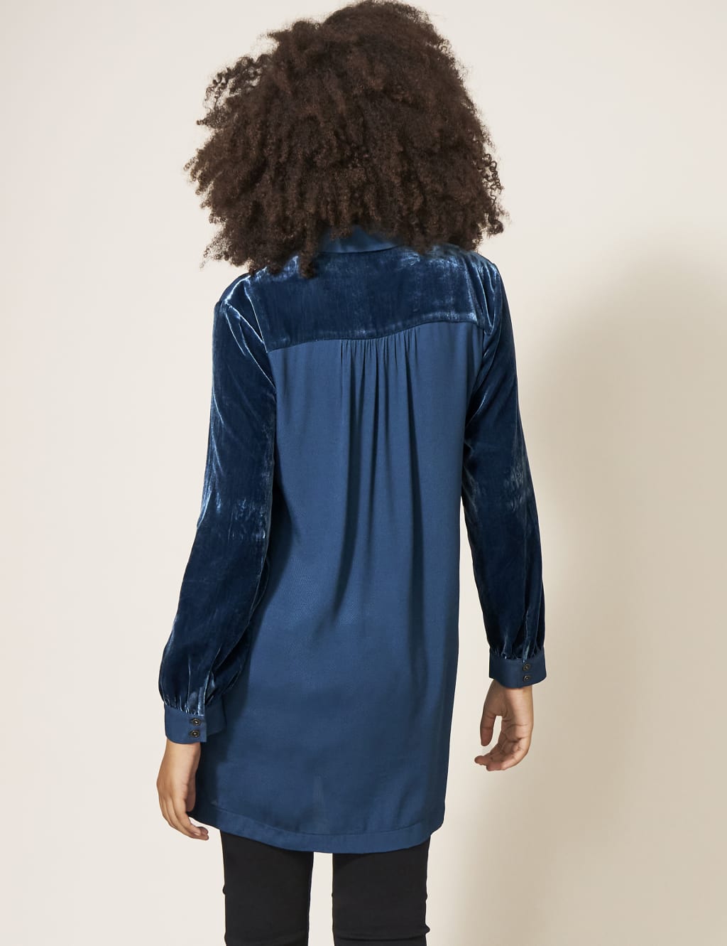 White stuff shop velvet tunic