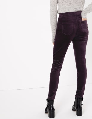 marks and spencer velvet jeans