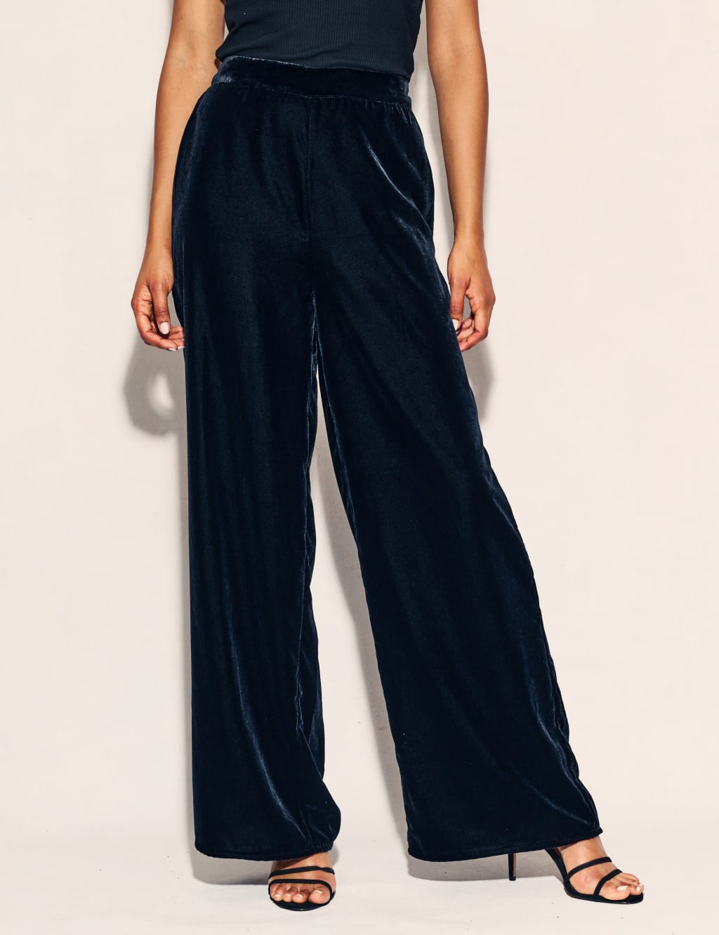 Marks and spencer velvet trousers online