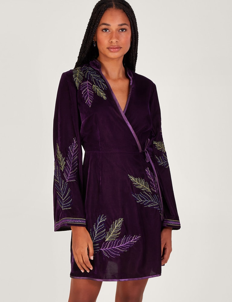 M&s purple dress store
