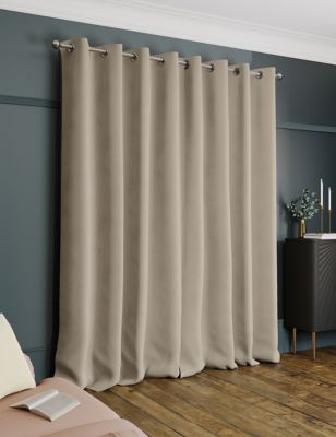 Eyelet Ultra Thermal Blackout Curtains, M&S Collection