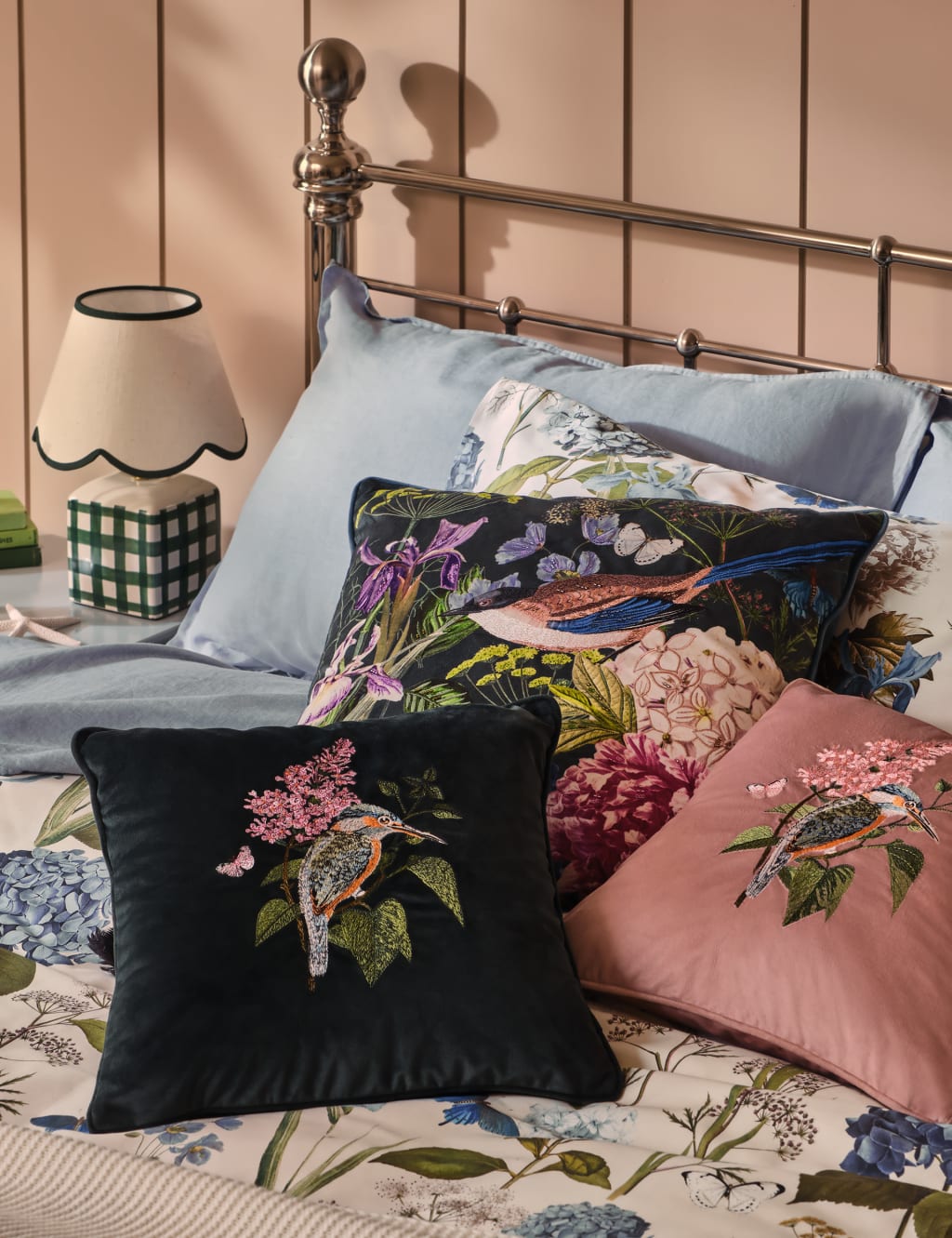Marks and spencer velvet cushions sales