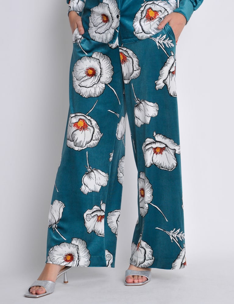 Floral palazzo trousers store