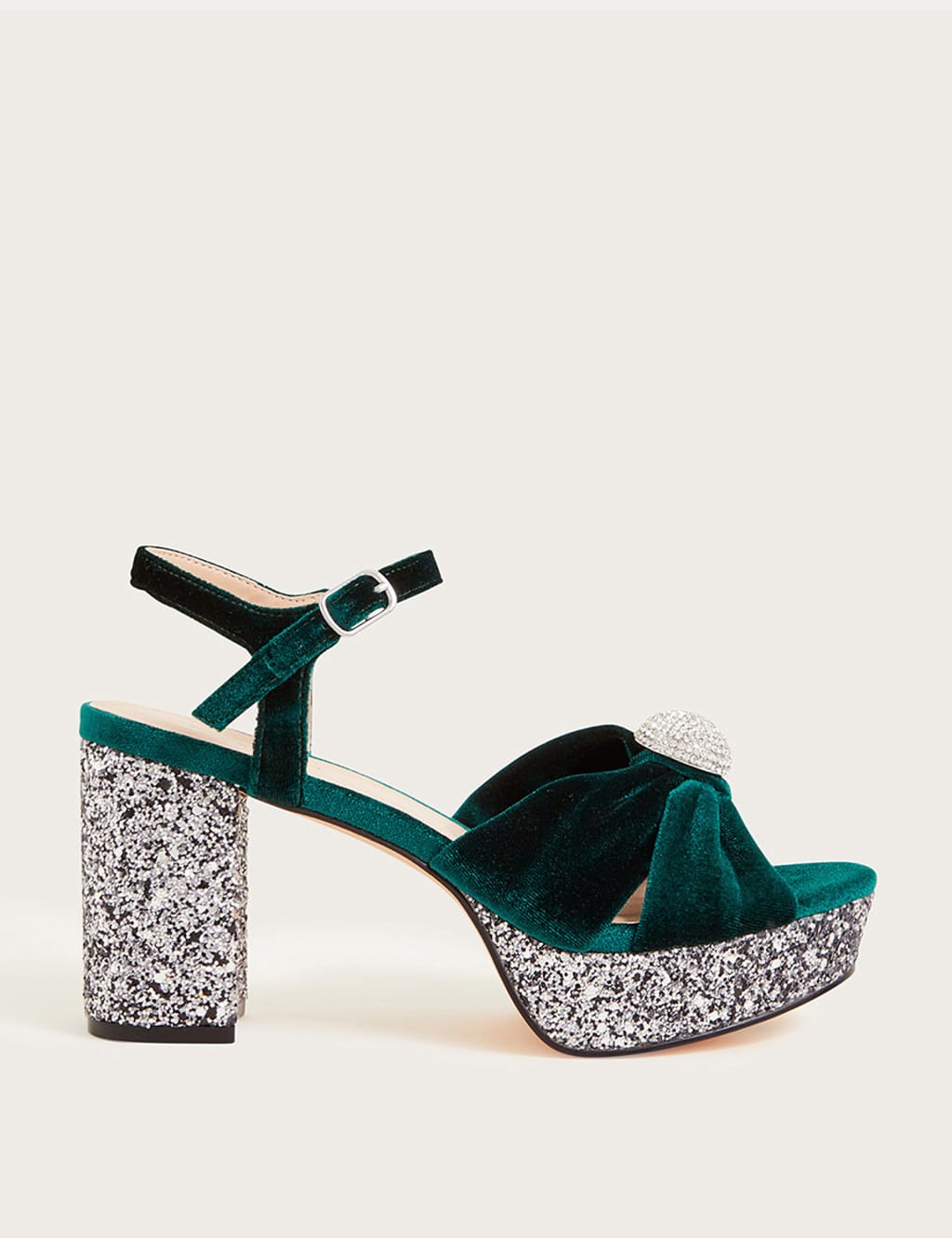 Glitter platform best sale sandals