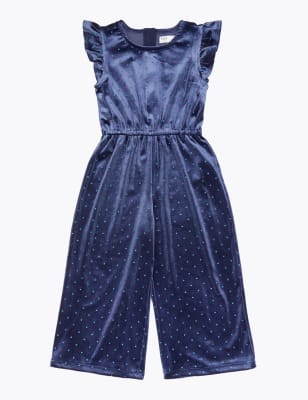 marks and spencer velvet jumpsuit